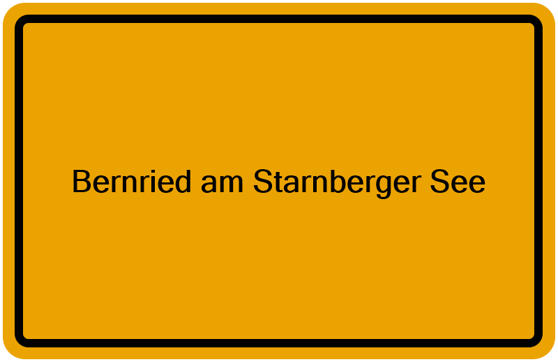 Handelsregisterauszug Bernried am Starnberger See